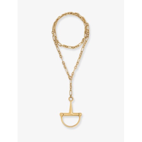 Half horsebit necklace