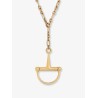 Half horsebit necklace