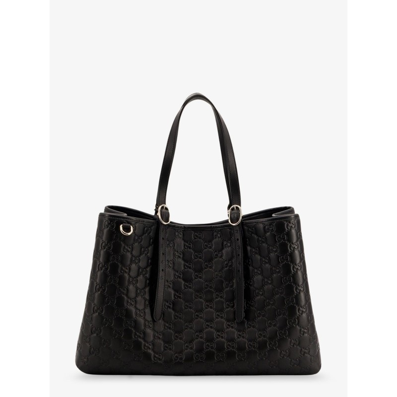 GG Emblem leather shoulder bag