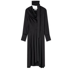 MIDI DRESS WITH SCARF