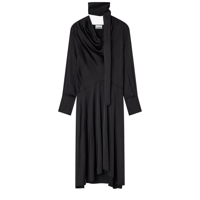 MIDI DRESS WITH SCARF