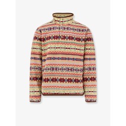 Multicolor recycled material sweatshirt