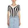 STRIPED PATTERN TOP