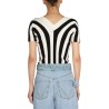 STRIPED PATTERN TOP