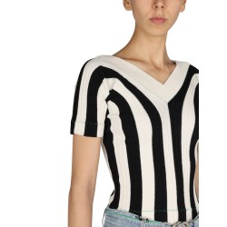 STRIPED PATTERN TOP