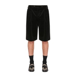 STRETCH VELVET SHORTS
