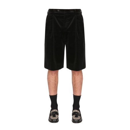 STRETCH VELVET SHORTS