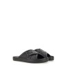 BLACK LEATHER SANDAL