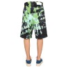BERMUDA SHORTS WITH TIE DYE PATTERN