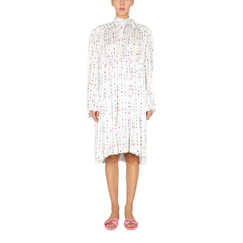 "PAPER CRUSH FLORAL" DRESS