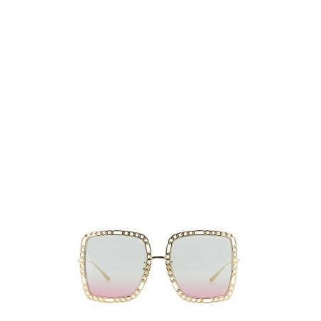 OCCHIALE DA SOLE RETTANGOLARE CON CATENA