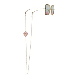 OCCHIALE DA SOLE RETTANGOLARE CON CATENA