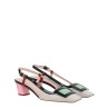 "LACQUERED" SLINGBACK PUMPS