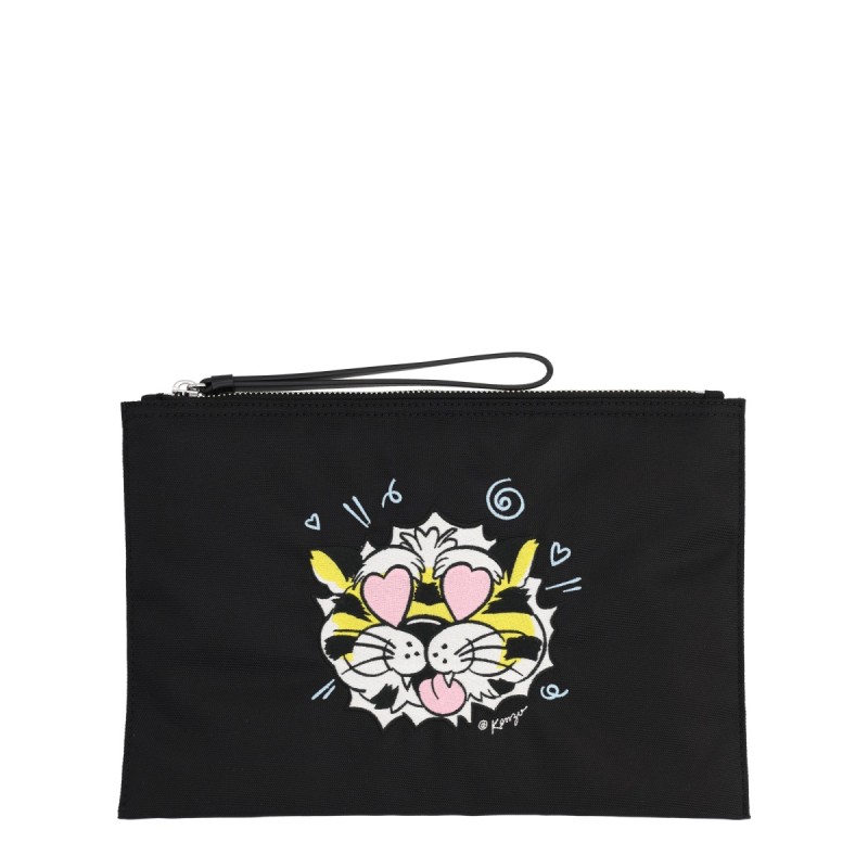 "KENZO WILD TIGER" CLUTCH BAG