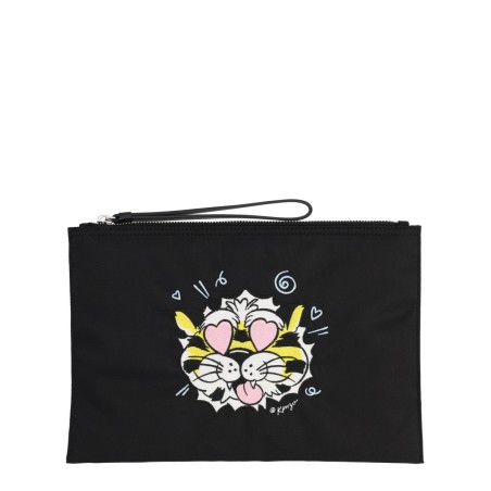 "KENZO WILD TIGER" CLUTCH BAG