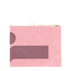 "NETIA" CLUTCH BAG WITH LOGO
