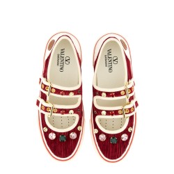 VELVET "DOLLYBOARD" BALLERINA SNEAKER