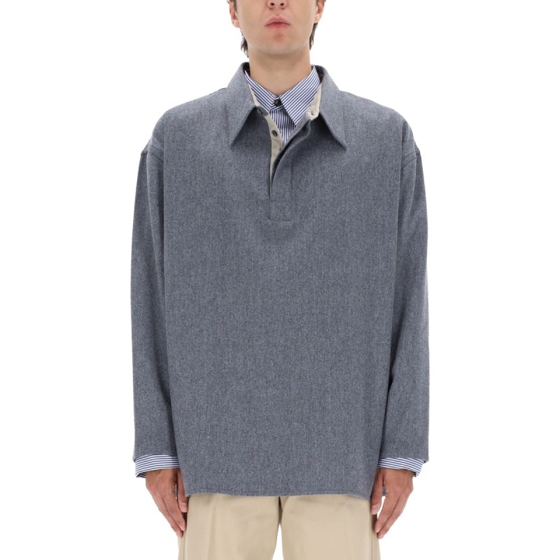 LONG-SLEEVED POLO SHIRT