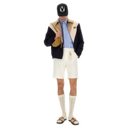 WOOL BOMBER JACKET WITH PRINT TOUTE LA V