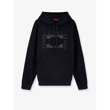 Cotton sweatshirt with GG Incrocio print