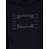Cotton sweatshirt with GG Incrocio print