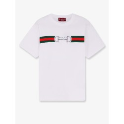 Cotton t-shirt with frontal Web Band