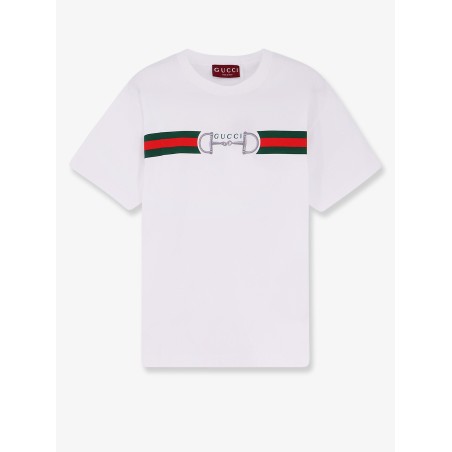 Cotton t-shirt with frontal Web Band