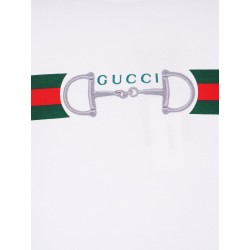 Cotton t-shirt with frontal Web Band