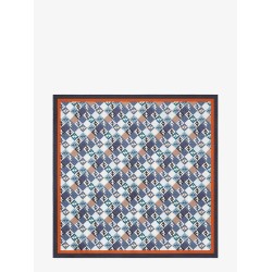 Silk foulard with all-over FF logo