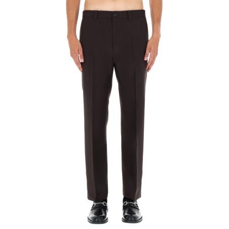 WOOL GABARDINE PANTS