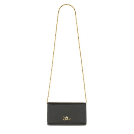 "CHLOÉ ICONIC" FLAP AND CHAIN WALLET