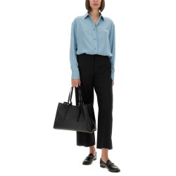 GG SILK JACQUARD OVERSIZED SHIRT