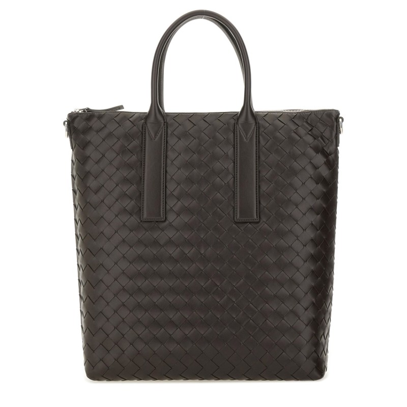 "NORTH-SOUTH" WOVEN TOTE BAG