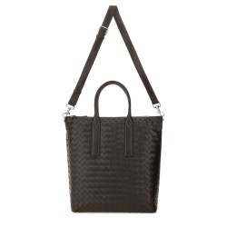 "NORTH-SOUTH" WOVEN TOTE BAG