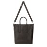 "NORTH-SOUTH" WOVEN TOTE BAG