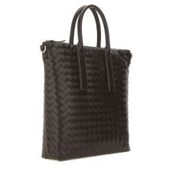 "NORTH-SOUTH" WOVEN TOTE BAG