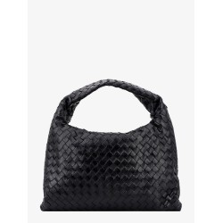 Hop leather shoulder bag with Intrecciato motif