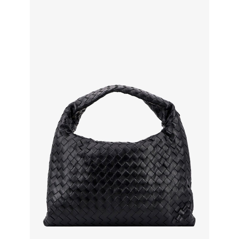 Hop leather shoulder bag with Intrecciato motif