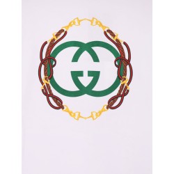 Cotton t-shirt with Interlockin GG print