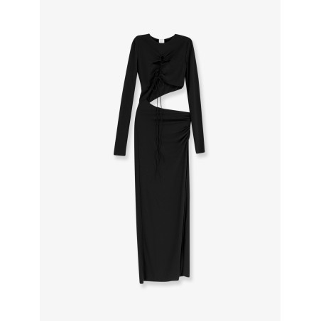 Maggie stretch fabric long dress