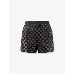 Lightweight Lamé Wool Tweed Shorts