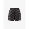 Lightweight Lamé Wool Tweed Shorts