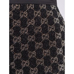 Lightweight Lamé Wool Tweed Shorts