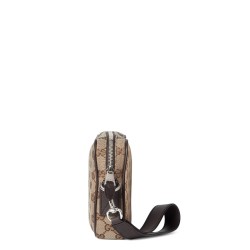 FABRIC SHOULDER BAG "GG" SMALL