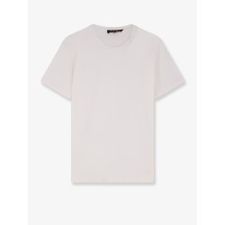 Cotton sweater with ribbed profiles