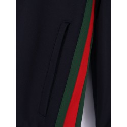 Jersey sweatshirt with lateral Web Band