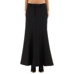 "GODET" MAXI SKIRT