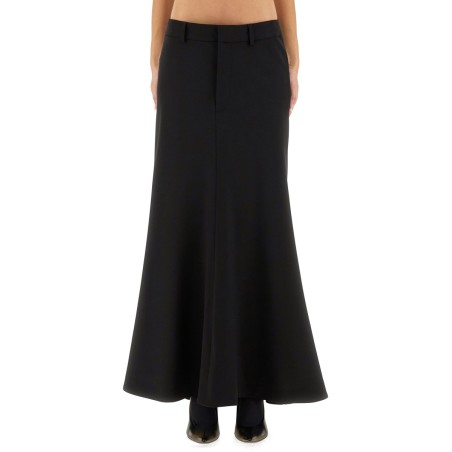 "GODET" MAXI SKIRT