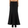 "GODET" MAXI SKIRT