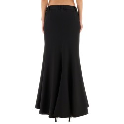 "GODET" MAXI SKIRT